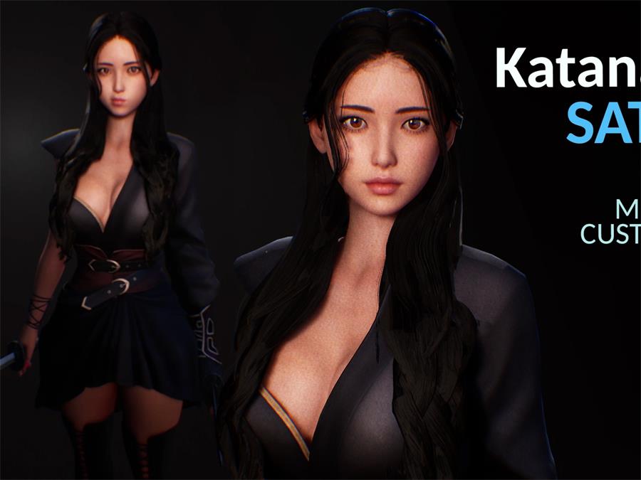 UE4/UE5 F2 Katana Girl Satomi - NXlfB1|NXlfB1