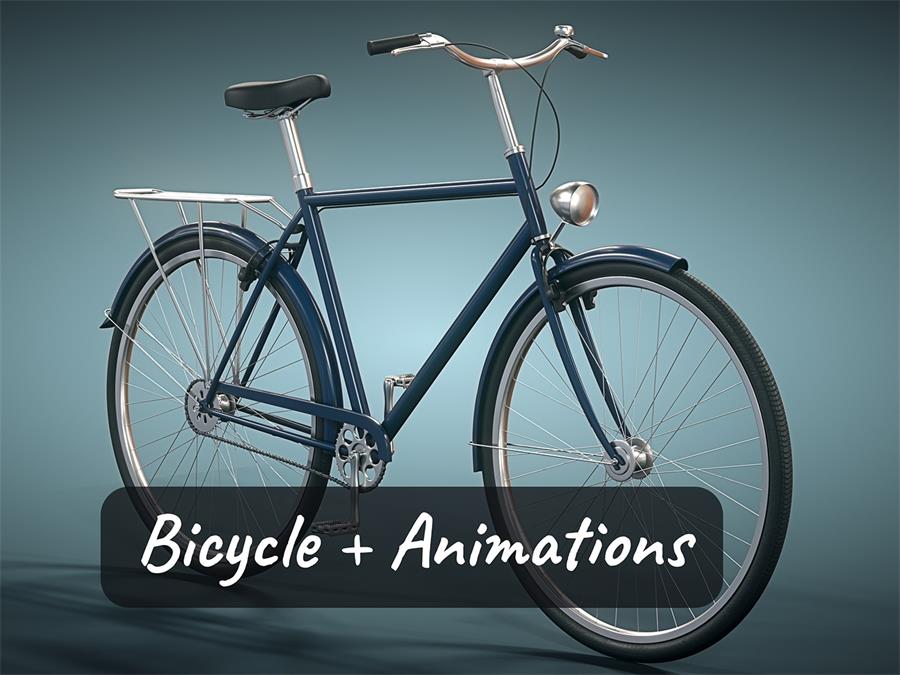 UE4/UE5 Bicycle With Animations - NXlfB1|NXlfB1