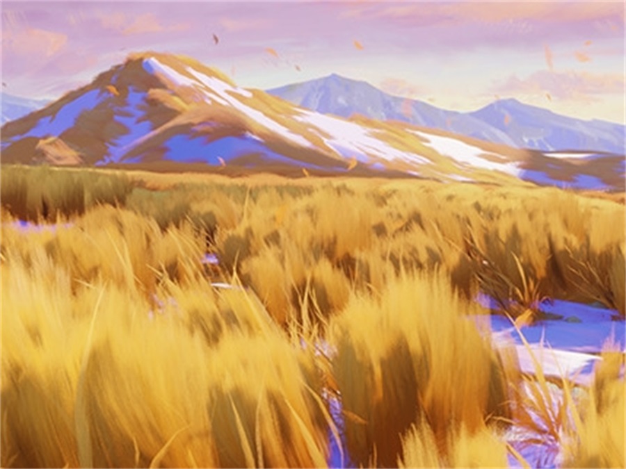 Painterly Grass – Blender3.3+ - NXlfB1|NXlfB1