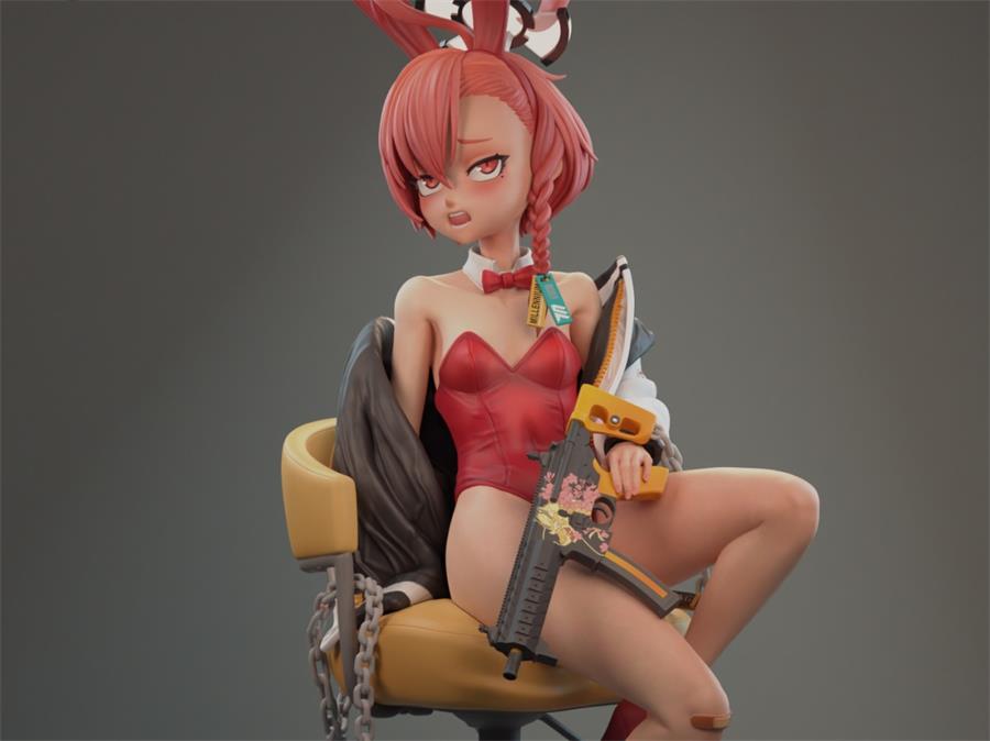 Mikamo Neru_Blue Archive – 3D PRINTABLE Figure STL - NXlfB1|NXlfB1