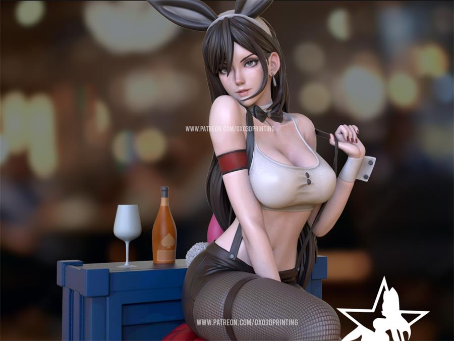 Tifa_Bunny – 3D PRINTABLE Figure STL - NXlfB1|NXlfB1