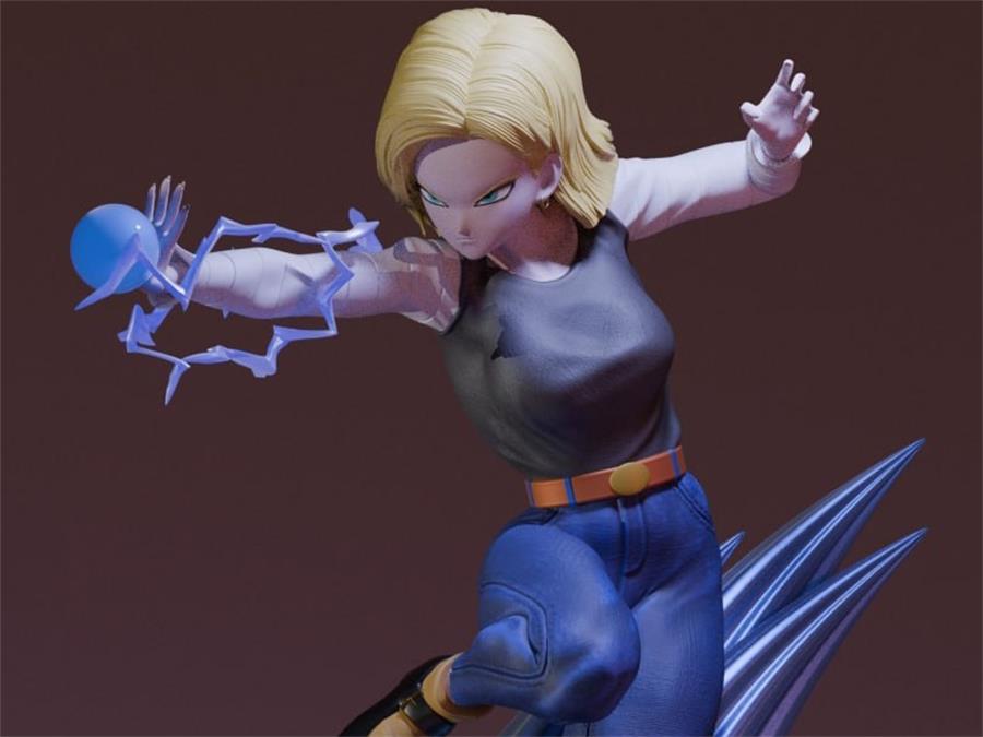 Android 18 – 3D PRINTABLE Figure STL - NXlfB1|NXlfB1