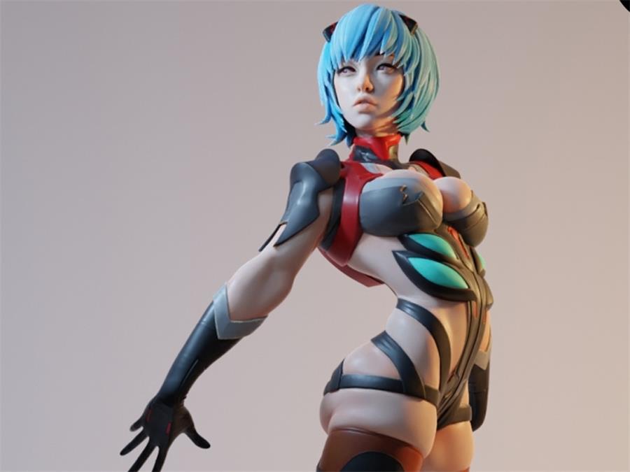 EVA Ayanami Rei  – 3D PRINTABLE Figure STL - NXlfB1|NXlfB1