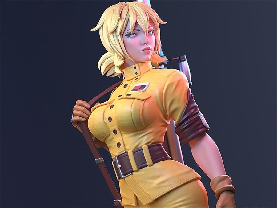 Seras Victoria – 3D PRINTABLE Figure STL - NXlfB1|NXlfB1