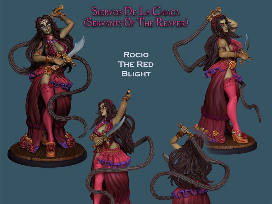 Siervos_Rocio – 3D PRINTABLE Figure STL - NXlfB1|NXlfB1