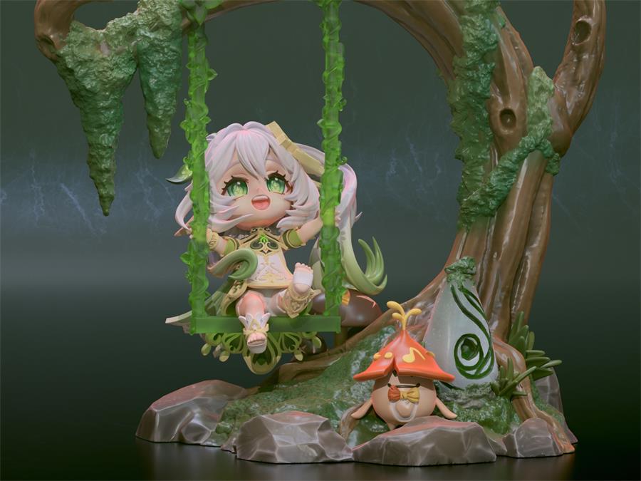 Nahida chibi - genshin impact - Chuya Factory – 3D PRINTABLE Figure STL - NXlfB1|NXlfB1