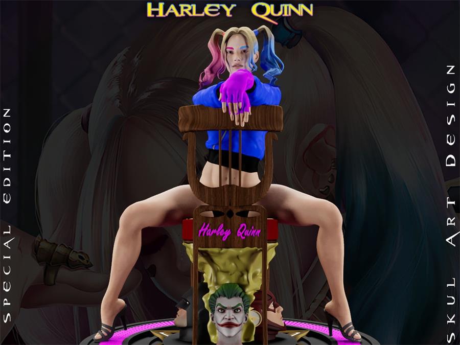 Harley Quinn Collectible Edition Nuskul Art – 3D PRINTABLE Figure STL - NXlfB1|NXlfB1