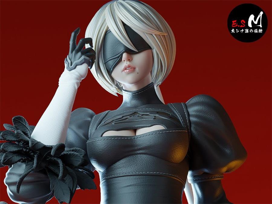 esmonster - Automata 2B – 3D PRINTABLE Figure STL - NXlfB1|NXlfB1