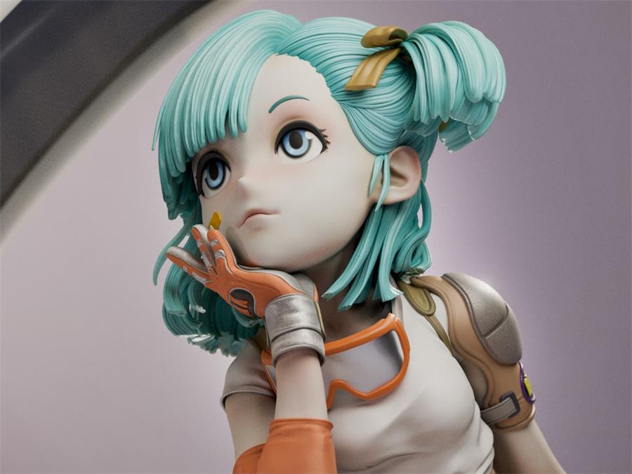 Ca 3d Studios - Bulma – 3D PRINTABLE Figure STL - NXlfB1|NXlfB1