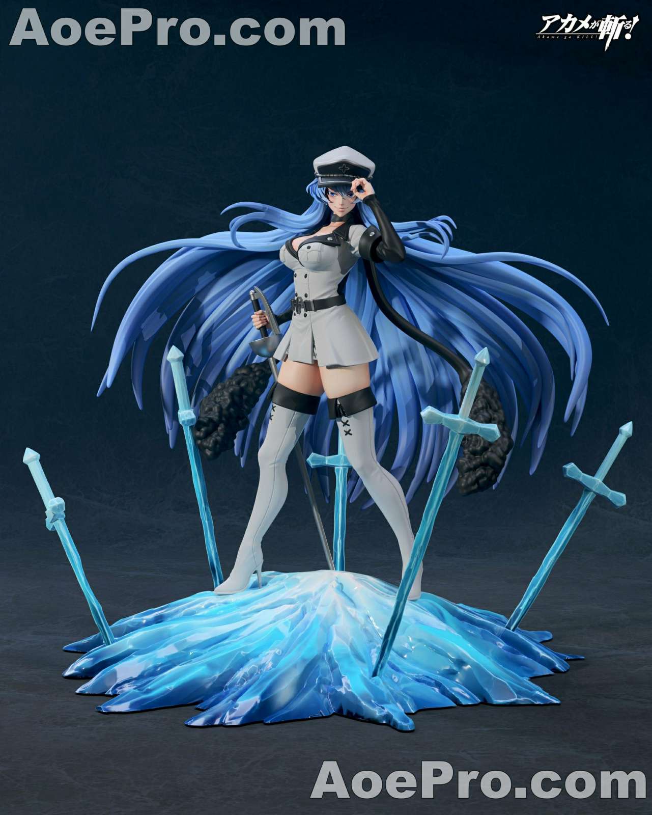 图片[1]|Chuya Factory - Esdeath - Akame Ga Kill! – 3D PRINTABLE Figure STL - NXlfB1|NXlfB1