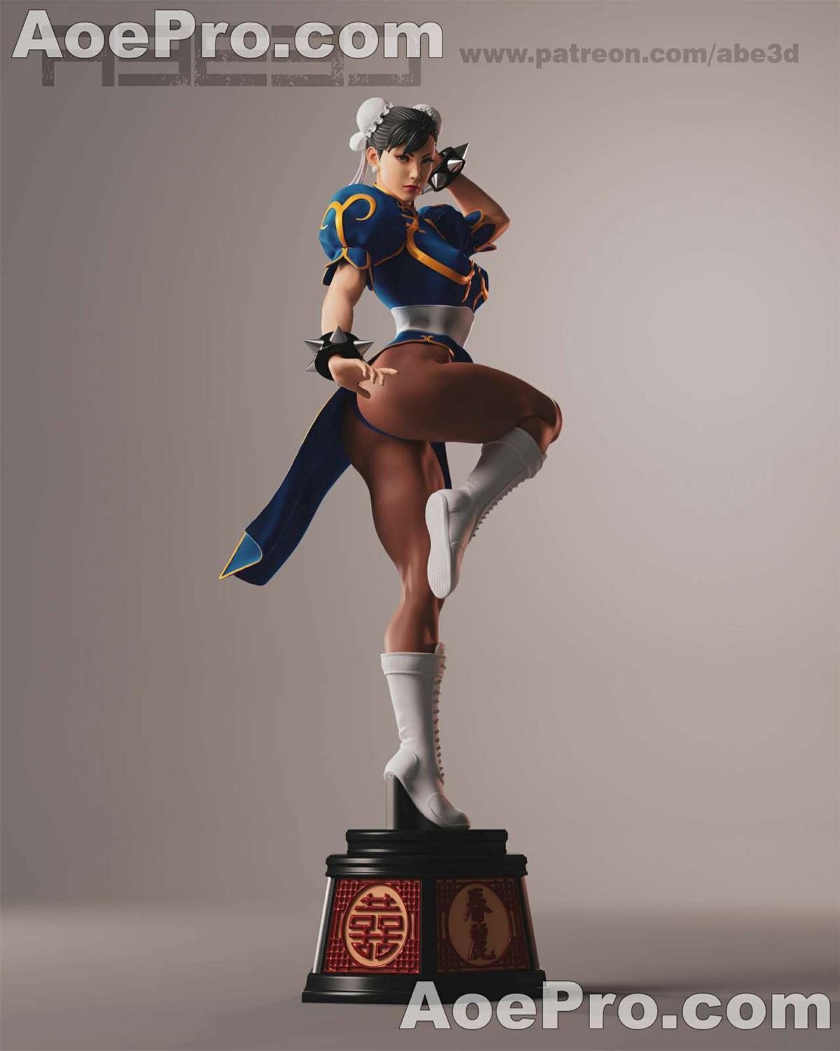 图片[2]|Abe3D - Chun-Li Classic – 3D PRINTABLE Figure STL - NXlfB1|NXlfB1