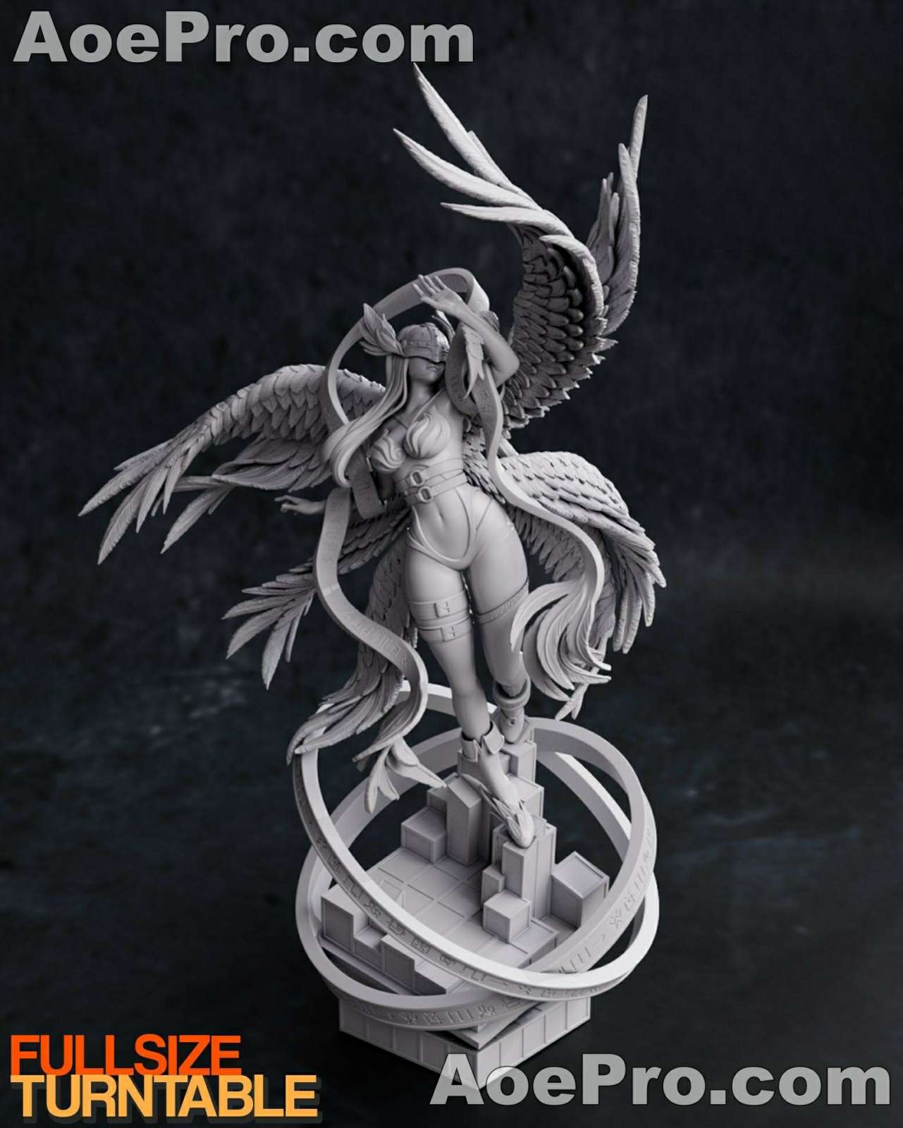 图片[1]|NomNom Figures - Angewomon from Digimon – 3D PRINTABLE Figure STL - NXlfB1|NXlfB1