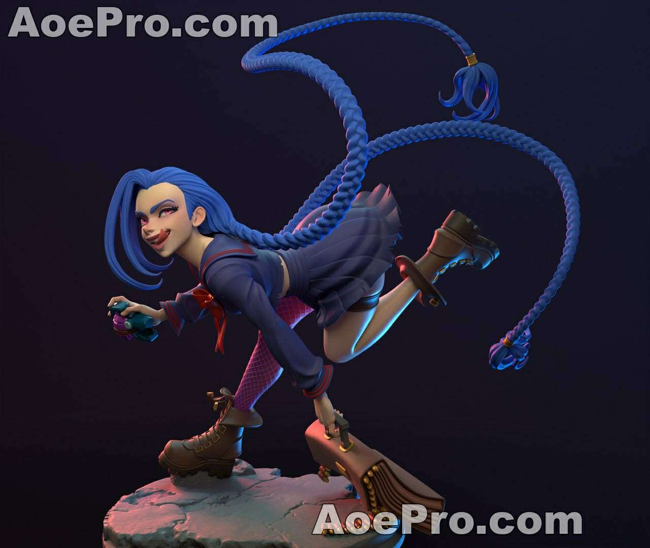 图片[2]|Dinamuuu3D - Jinx – 3D PRINTABLE Figure STL - NXlfB1|NXlfB1