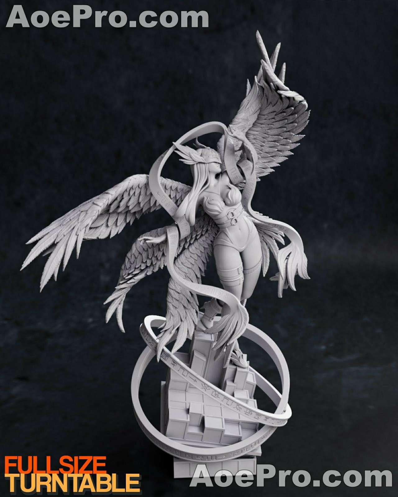 图片[2]|NomNom Figures - Angewomon from Digimon – 3D PRINTABLE Figure STL - NXlfB1|NXlfB1