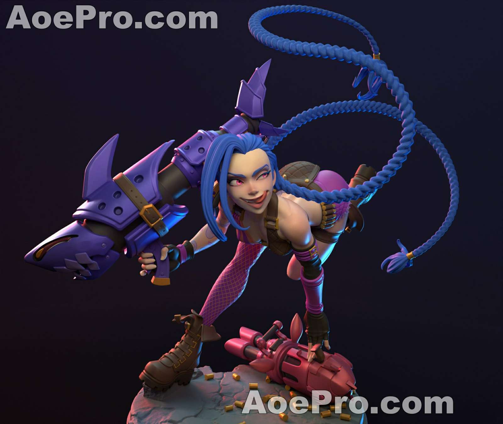 图片[3]|Dinamuuu3D - Jinx – 3D PRINTABLE Figure STL - NXlfB1|NXlfB1