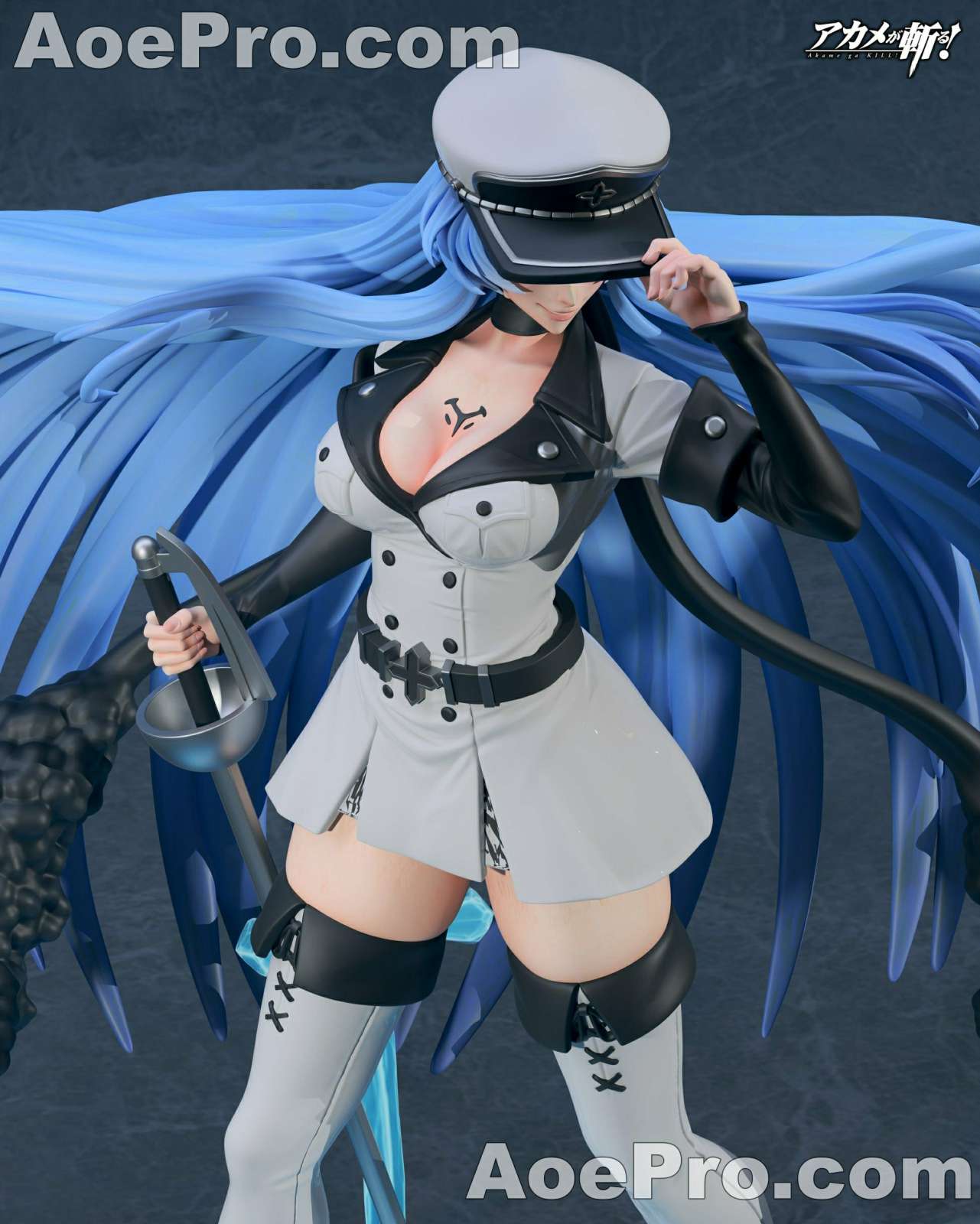 图片[4]|Chuya Factory - Esdeath - Akame Ga Kill! – 3D PRINTABLE Figure STL - NXlfB1|NXlfB1