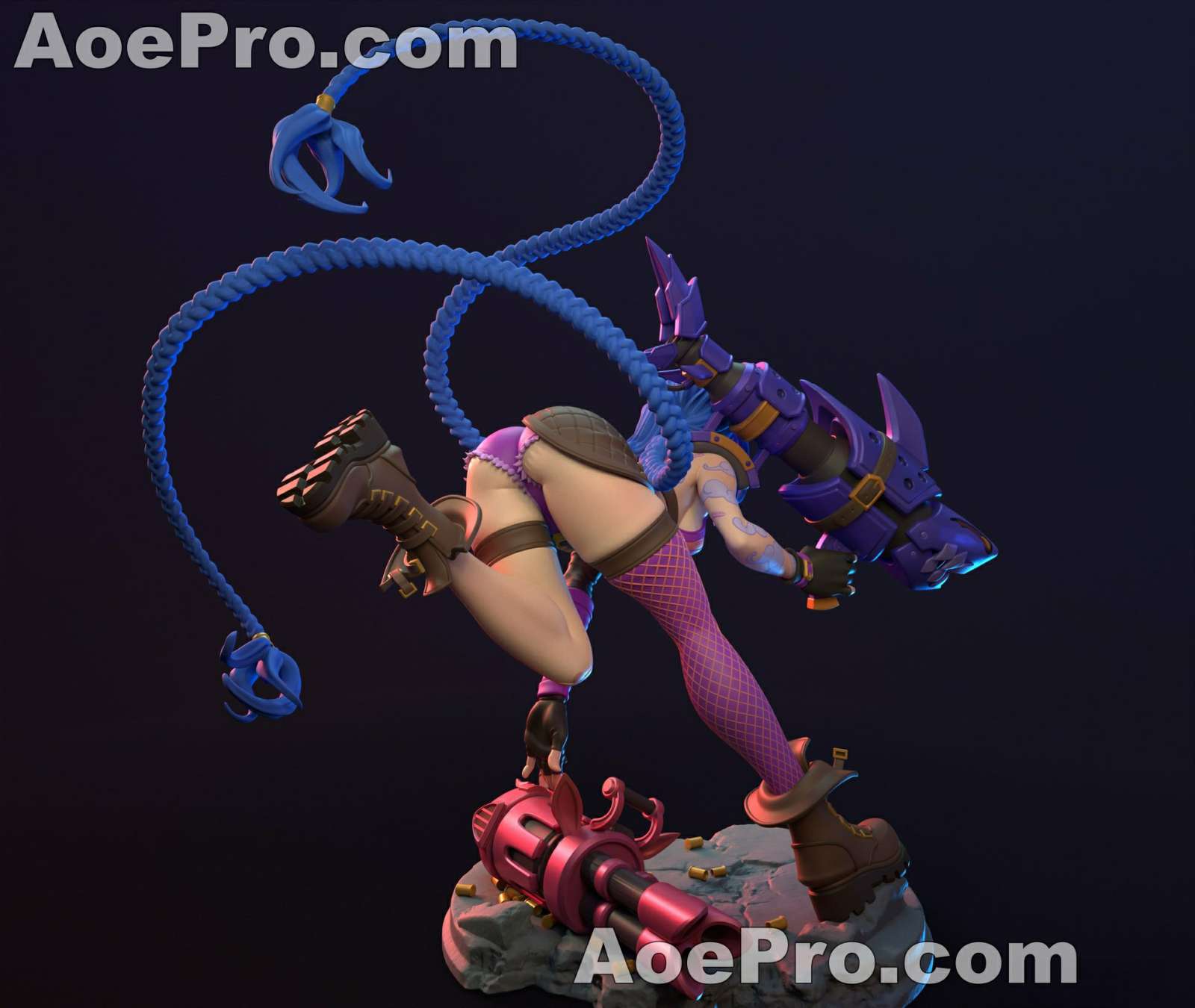 图片[4]|Dinamuuu3D - Jinx – 3D PRINTABLE Figure STL - NXlfB1|NXlfB1