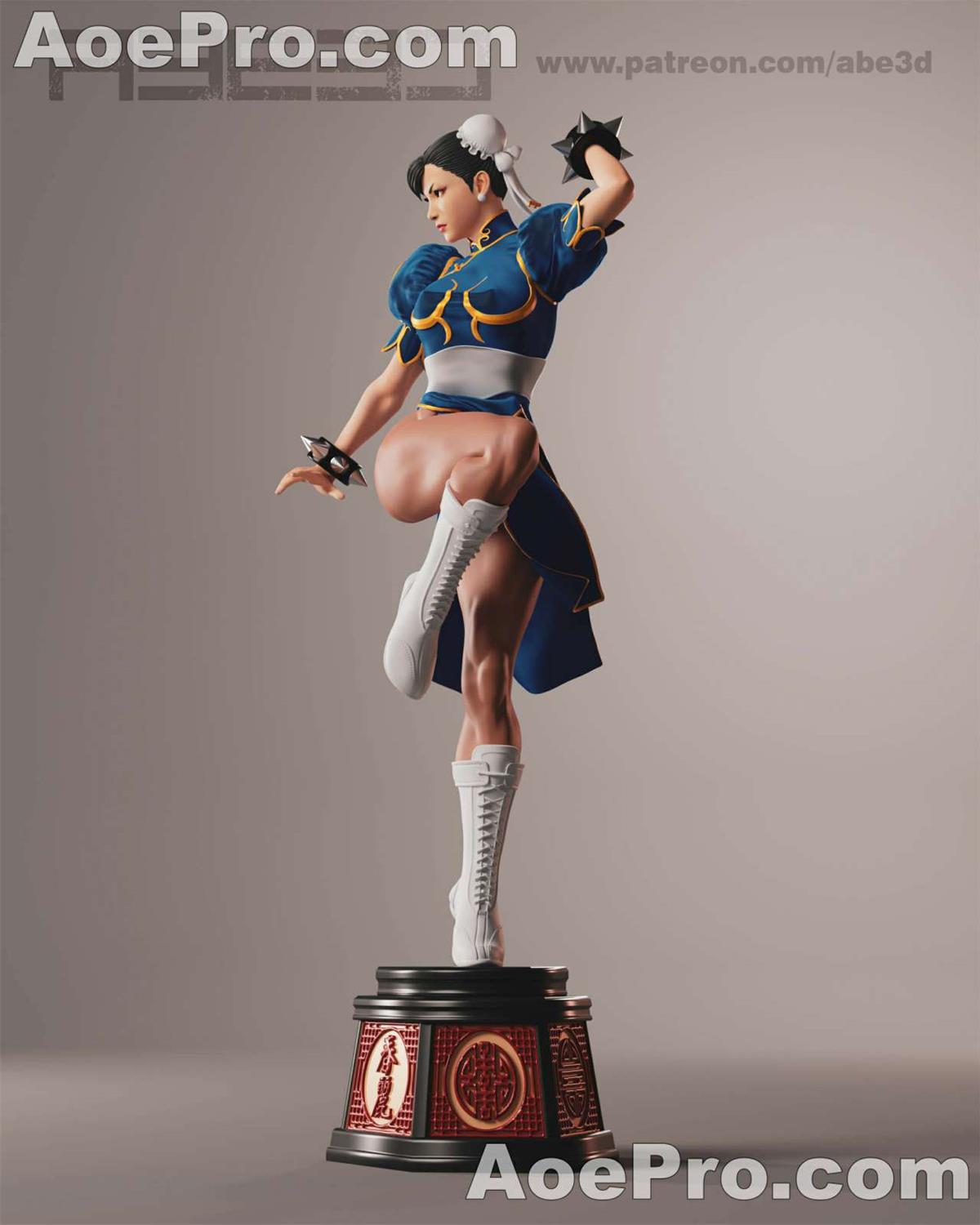 图片[4]|Abe3D - Chun-Li Classic – 3D PRINTABLE Figure STL - NXlfB1|NXlfB1