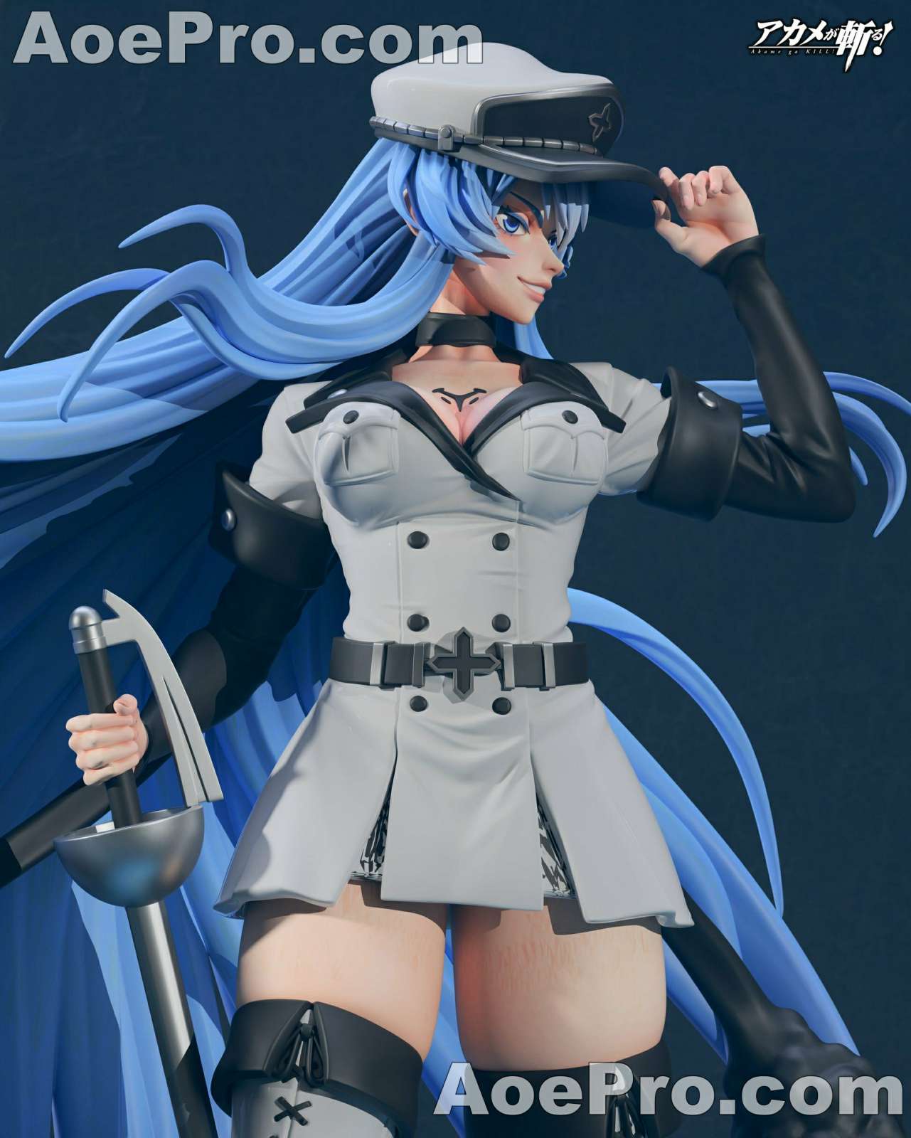 图片[5]|Chuya Factory - Esdeath - Akame Ga Kill! – 3D PRINTABLE Figure STL - NXlfB1|NXlfB1