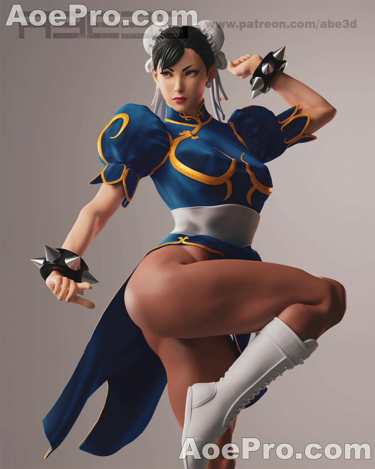 图片[5]|Abe3D - Chun-Li Classic – 3D PRINTABLE Figure STL - NXlfB1|NXlfB1