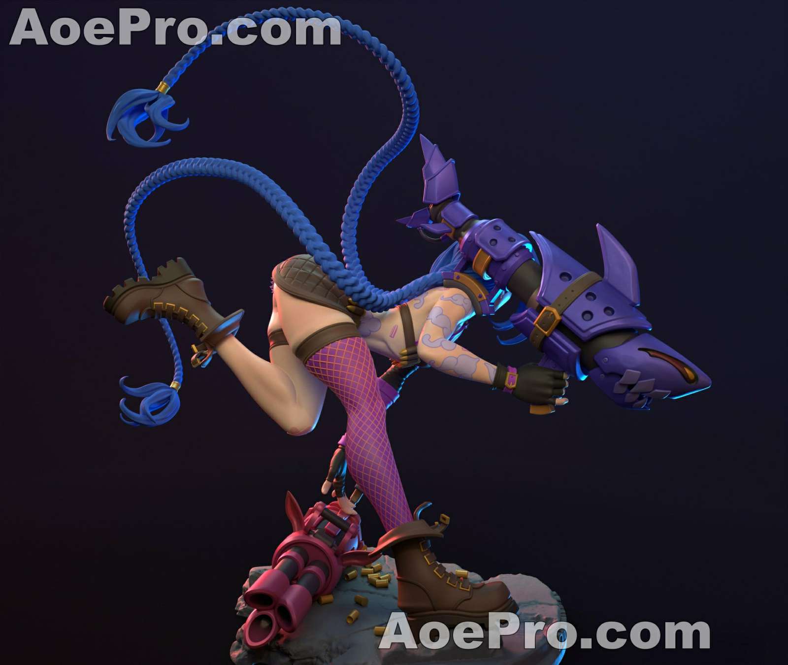 图片[6]|Dinamuuu3D - Jinx – 3D PRINTABLE Figure STL - NXlfB1|NXlfB1