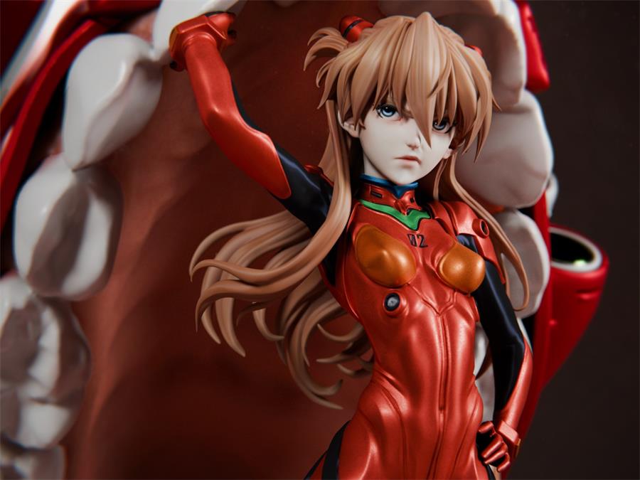 Ca 3d Studios - Asuka Langley Soryu + EVA 02 - Evangelion – 3D PRINTABLE Figure STL - NXlfB1|NXlfB1