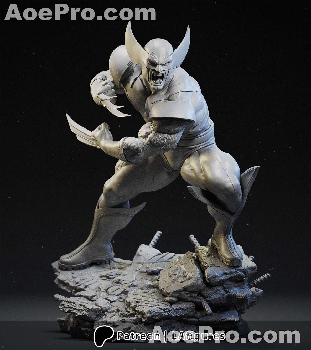 图片[10]|L.A. Figures - X - Men Wolverine – 3D PRINTABLE Figure STL - NXlfB1|NXlfB1