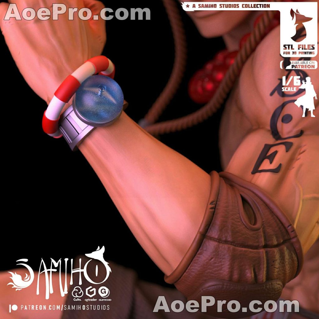 图片[7]|Samiho Studios - Portgas D. Ace – 3D PRINTABLE Figure STL - NXlfB1|NXlfB1