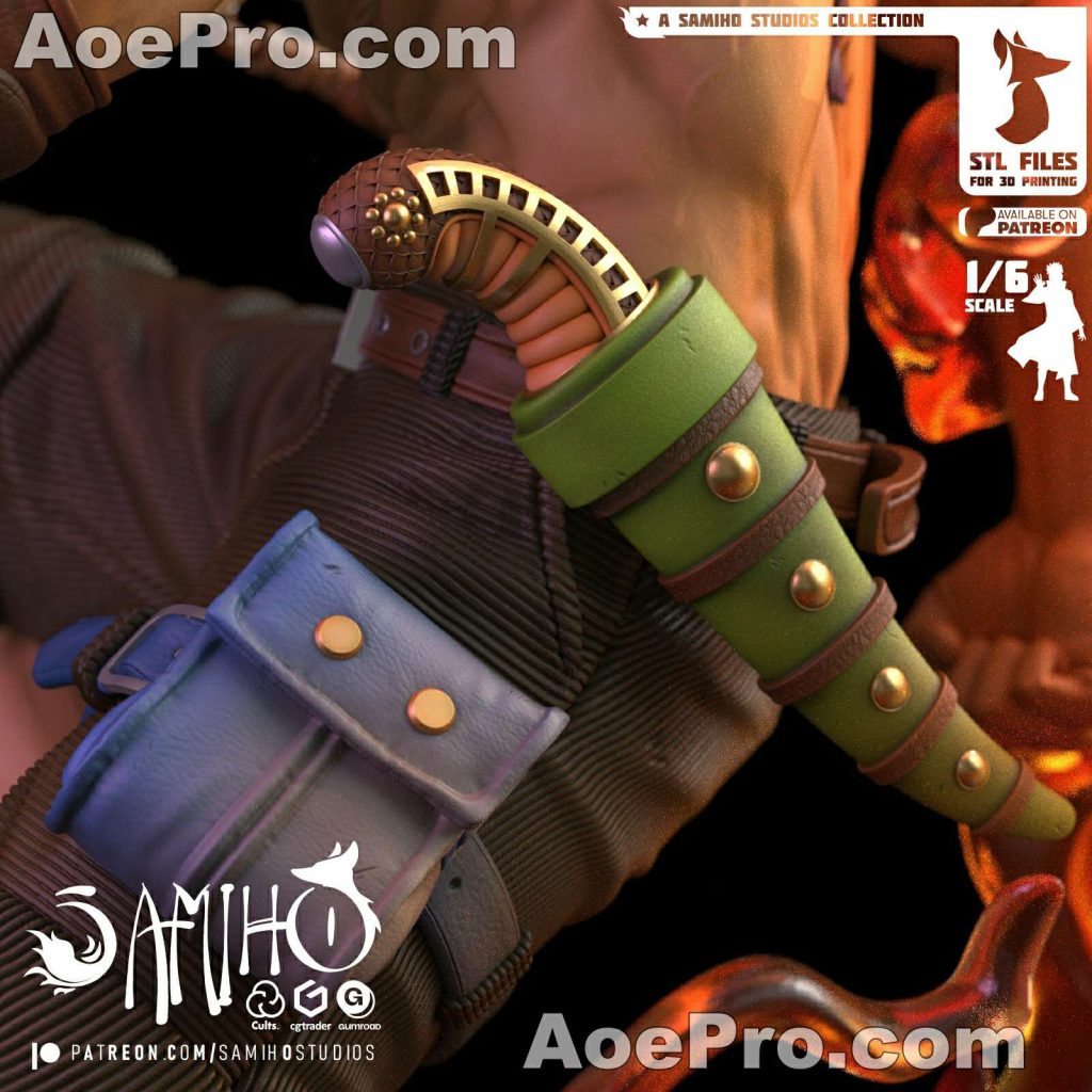 图片[8]|Samiho Studios - Portgas D. Ace – 3D PRINTABLE Figure STL - NXlfB1|NXlfB1