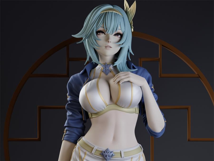 Eula Summer – 3D PRINTABLE Figure STL - NXlfB1|NXlfB1