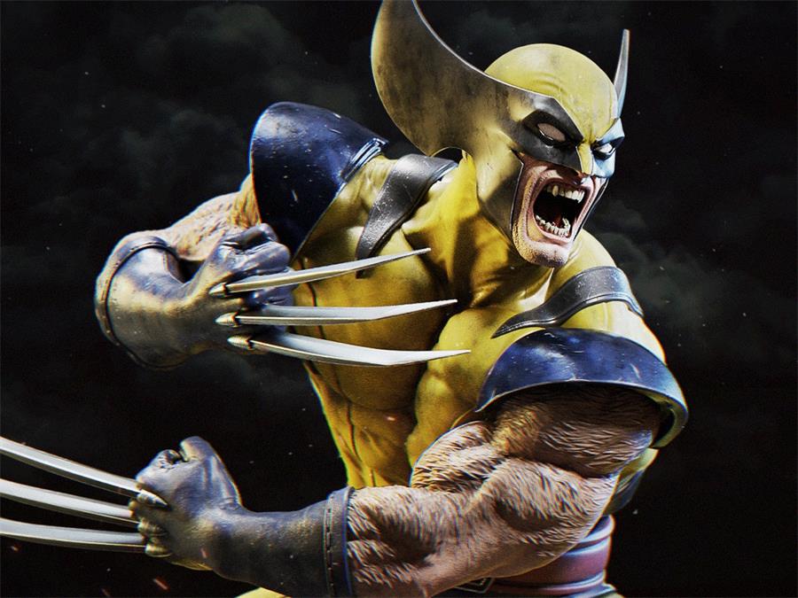 L.A. Figures - X - Men Wolverine – 3D PRINTABLE Figure STL - NXlfB1|NXlfB1