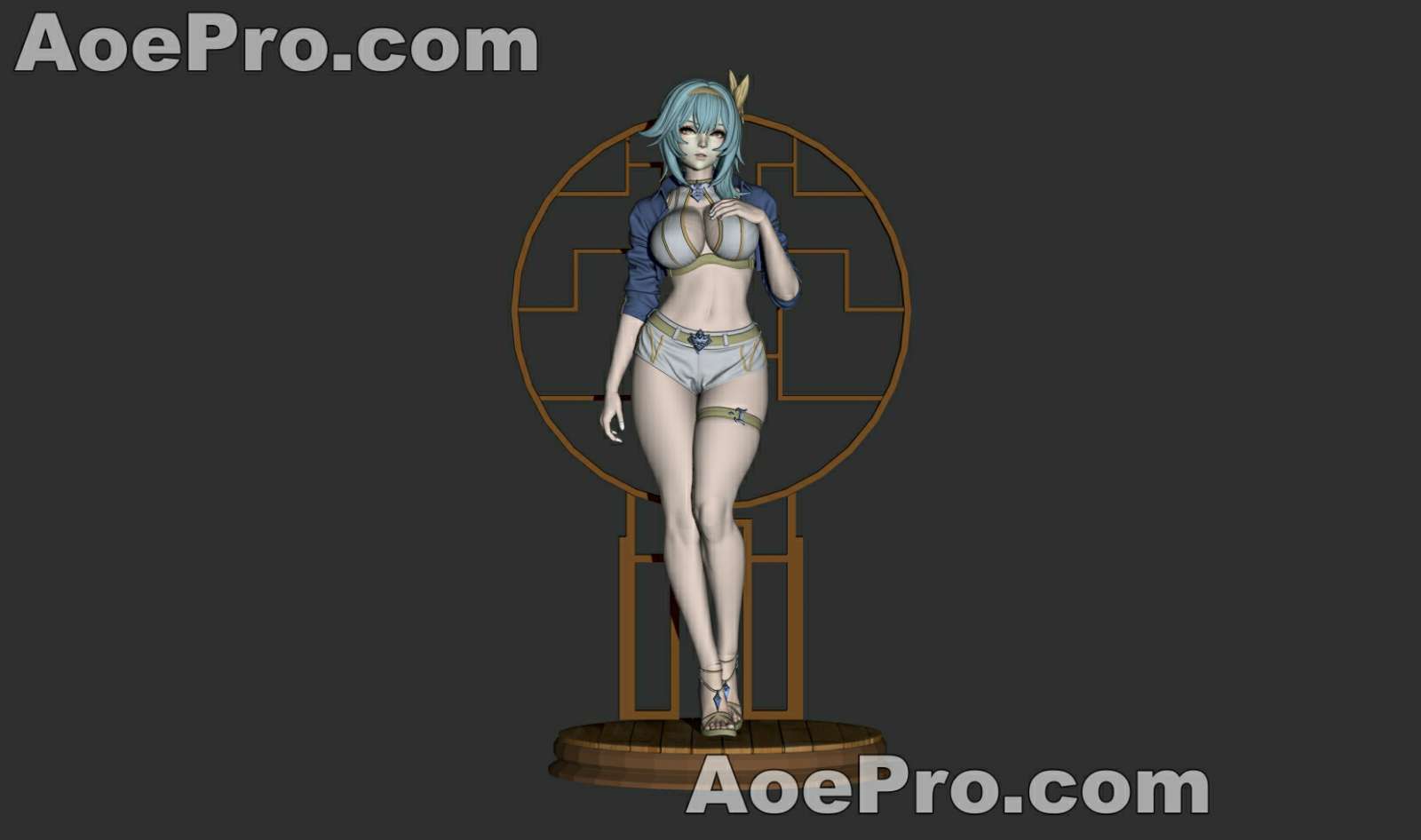 图片[2]|Eula Summer – 3D PRINTABLE Figure STL - NXlfB1|NXlfB1