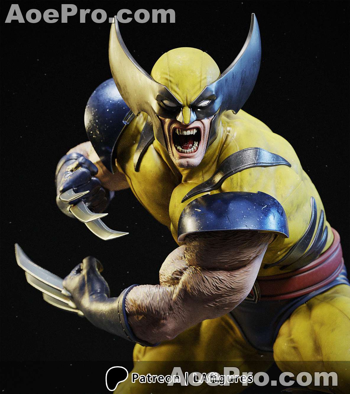 图片[3]|L.A. Figures - X - Men Wolverine – 3D PRINTABLE Figure STL - NXlfB1|NXlfB1