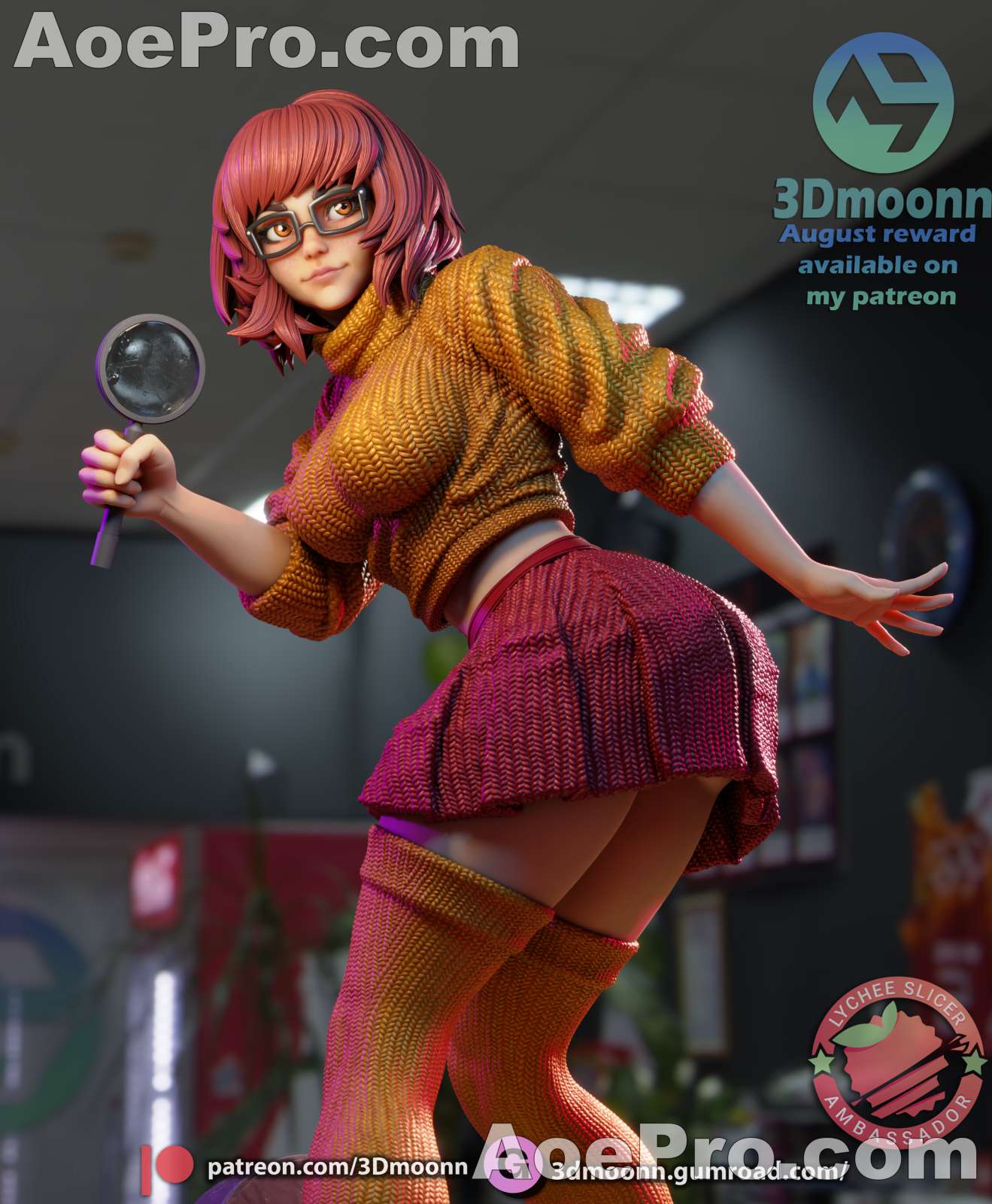 图片[3]|3Dmoonn Velma Dinkley – 3D PRINTABLE Figure STL - NXlfB1|NXlfB1