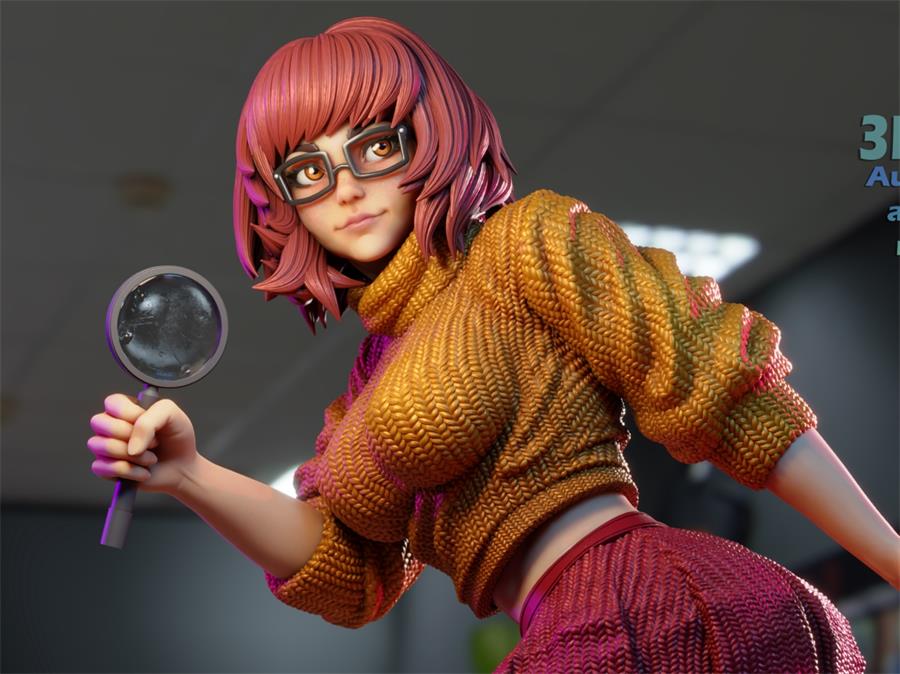 3Dmoonn Velma Dinkley – 3D PRINTABLE Figure STL - NXlfB1|NXlfB1