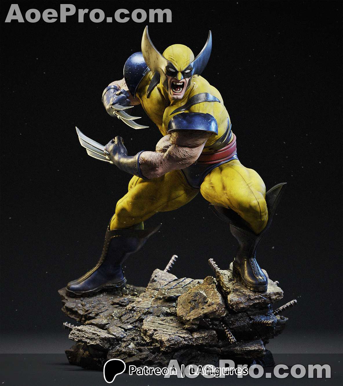 图片[5]|L.A. Figures - X - Men Wolverine – 3D PRINTABLE Figure STL - NXlfB1|NXlfB1