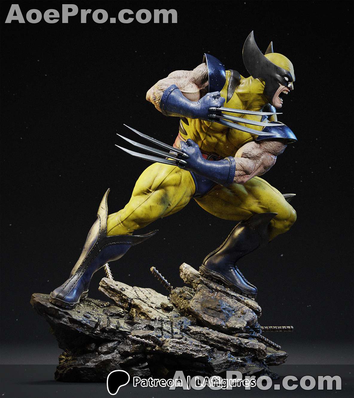 图片[6]|L.A. Figures - X - Men Wolverine – 3D PRINTABLE Figure STL - NXlfB1|NXlfB1