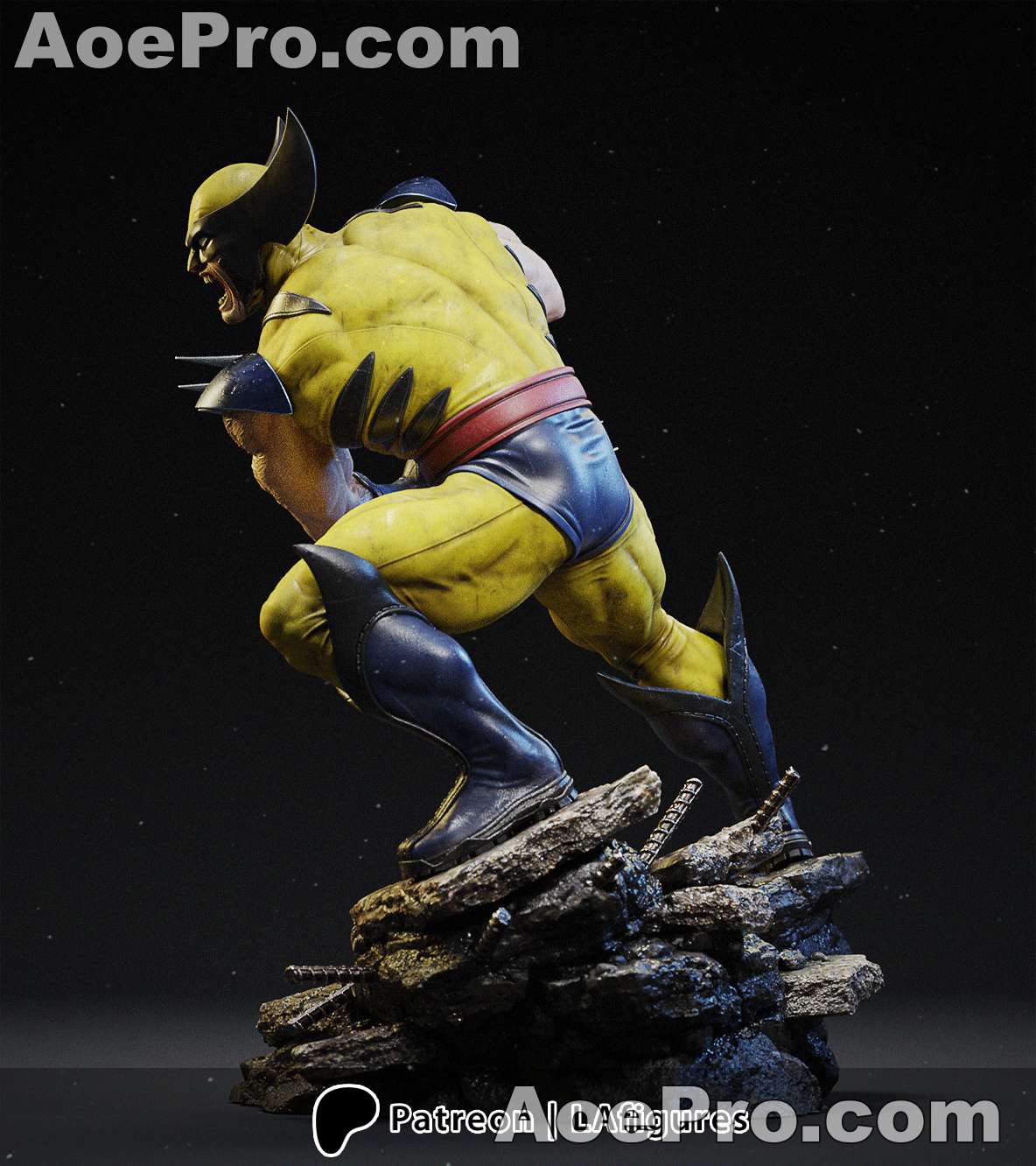 图片[8]|L.A. Figures - X - Men Wolverine – 3D PRINTABLE Figure STL - NXlfB1|NXlfB1