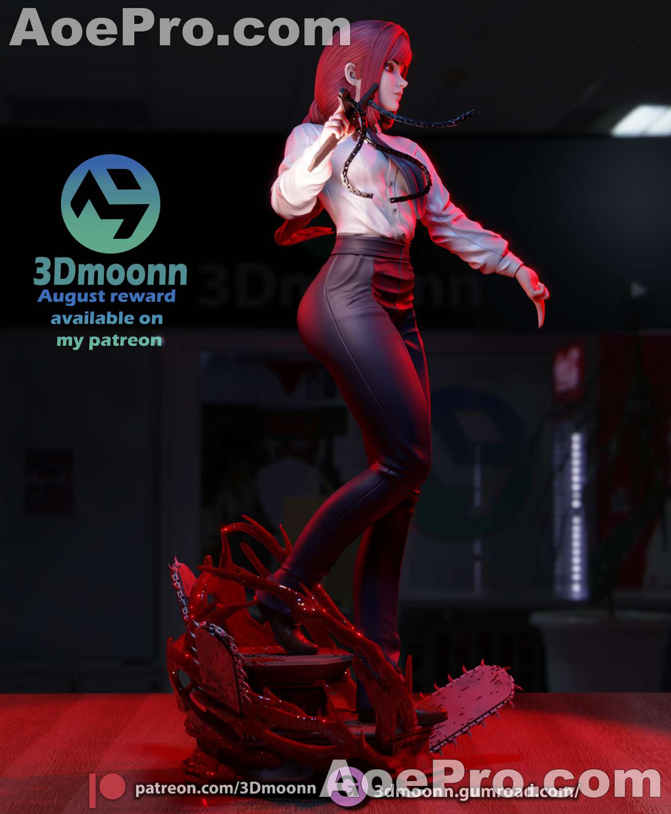 图片[9]|3Dmoonn - Makima Stl Ultimate & Merchant tier – 3D PRINTABLE Figure STL - NXlfB1|NXlfB1