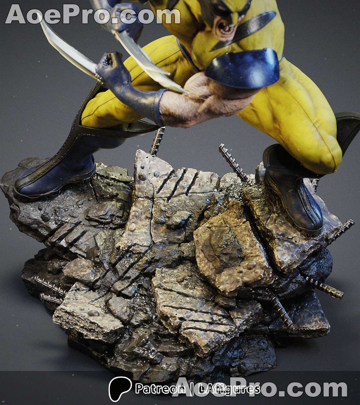 图片[9]|L.A. Figures - X - Men Wolverine – 3D PRINTABLE Figure STL - NXlfB1|NXlfB1