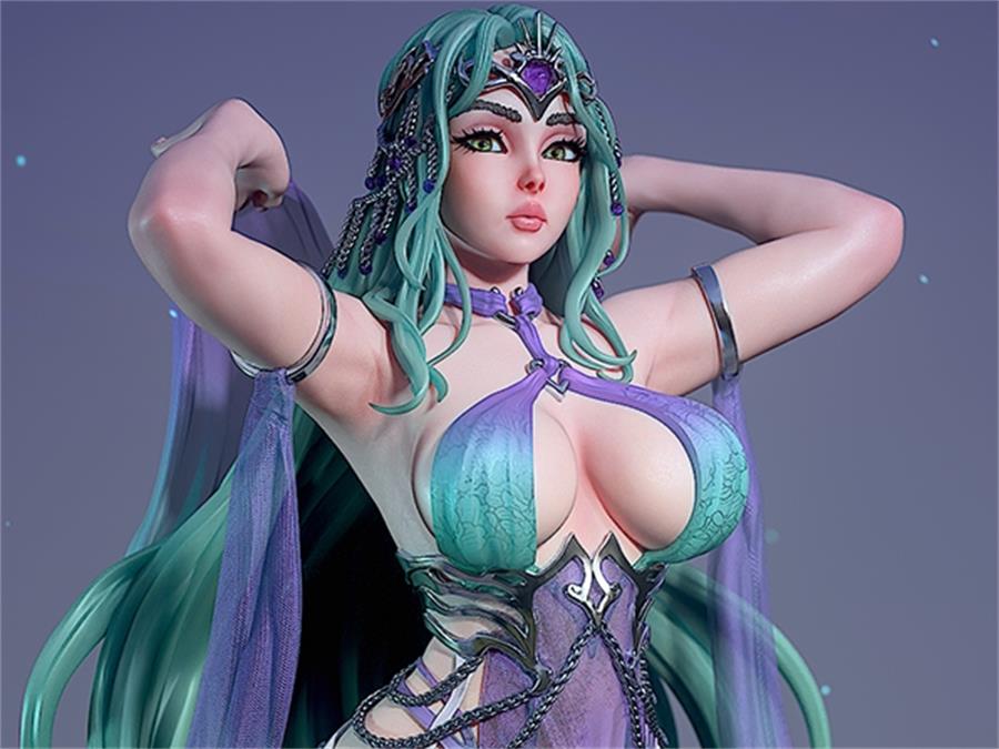 PinUp_Caelesta – 3D PRINTABLE Figure STL - NXlfB1|NXlfB1