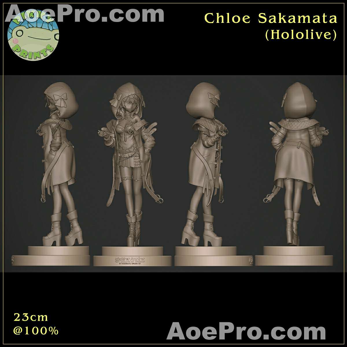 图片[4]|Pikky Prints - Chloe Sakamata – 3D PRINTABLE Figure STL - NXlfB1|NXlfB1