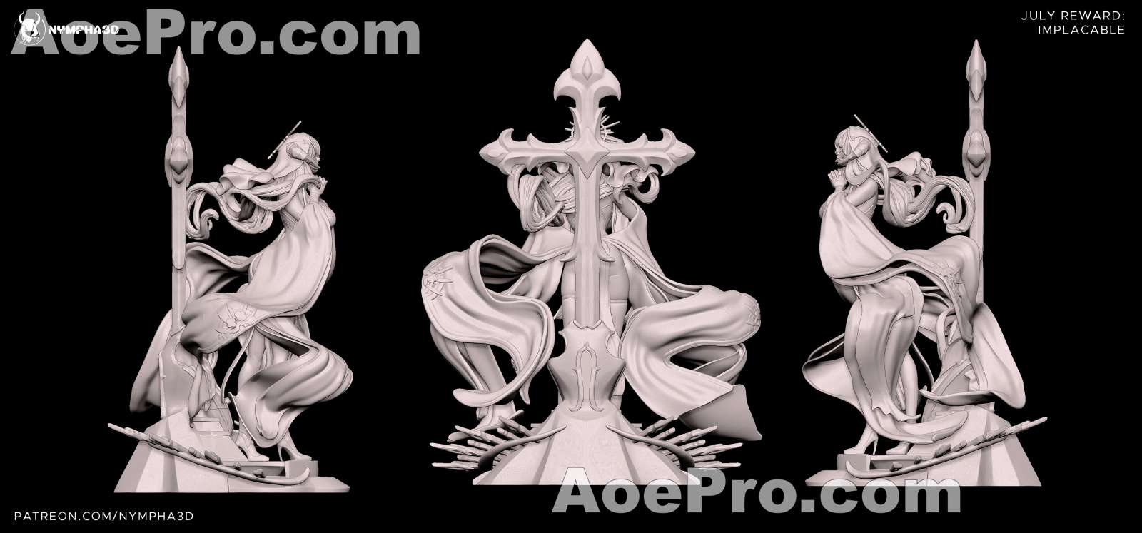 图片[4]|Nympha3D Implacable – 3D PRINTABLE Figure STL - NXlfB1|NXlfB1