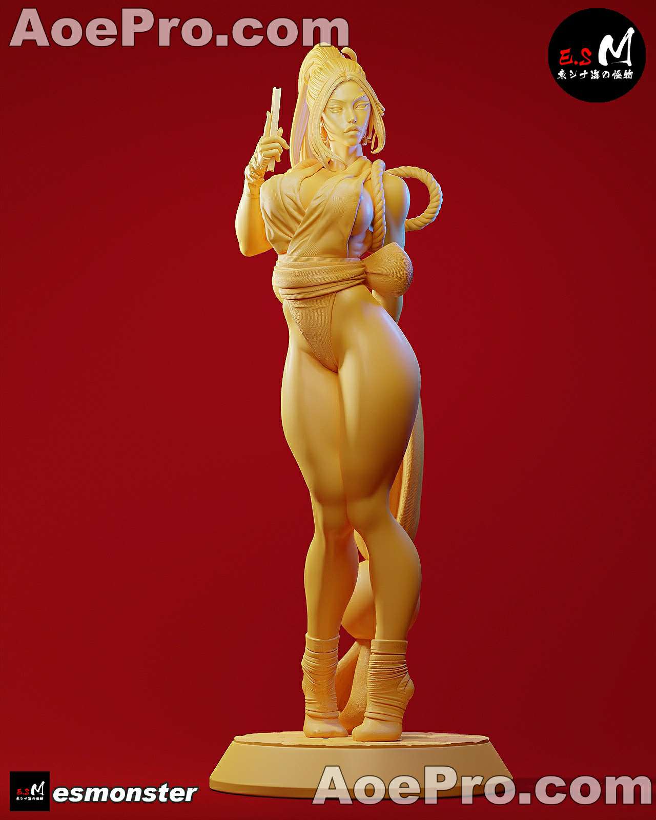 图片[2]|E.S Monster - Mai Shiranui KOF – 3D PRINTABLE Figure STL - NXlfB1|NXlfB1