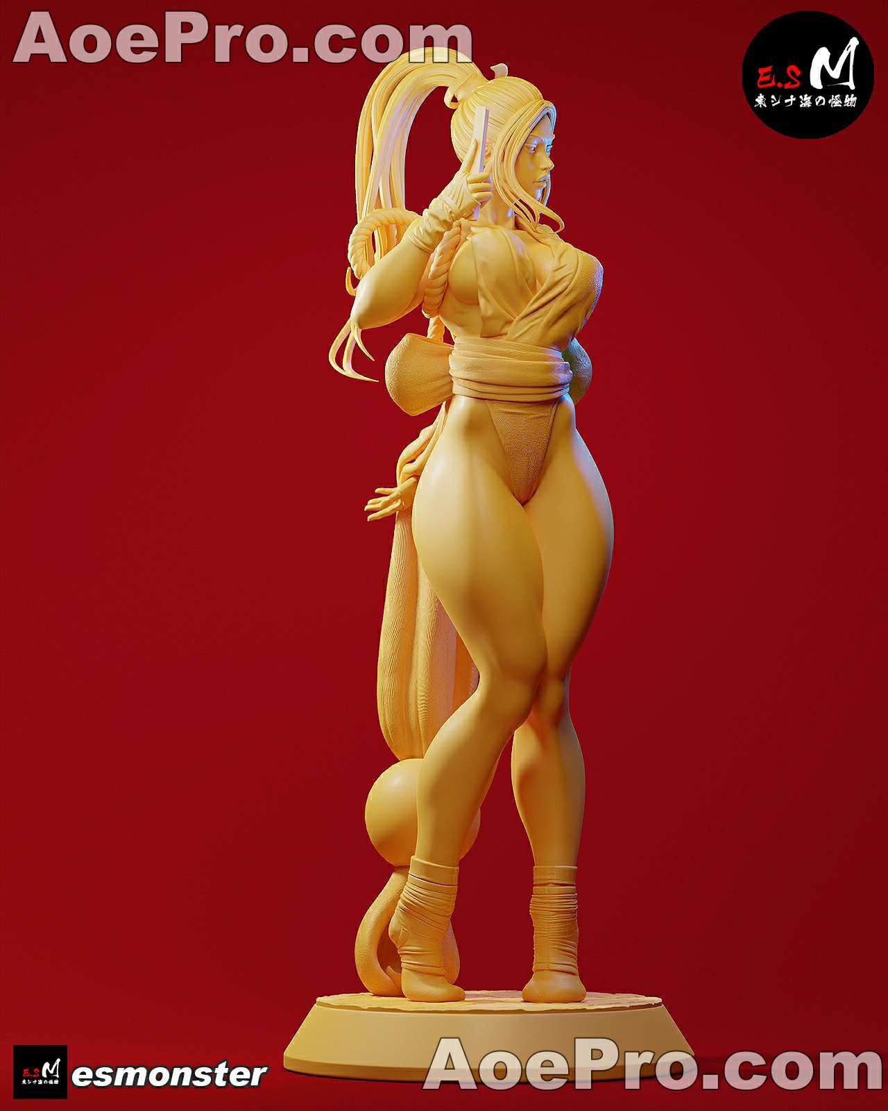 图片[3]|E.S Monster - Mai Shiranui KOF – 3D PRINTABLE Figure STL - NXlfB1|NXlfB1