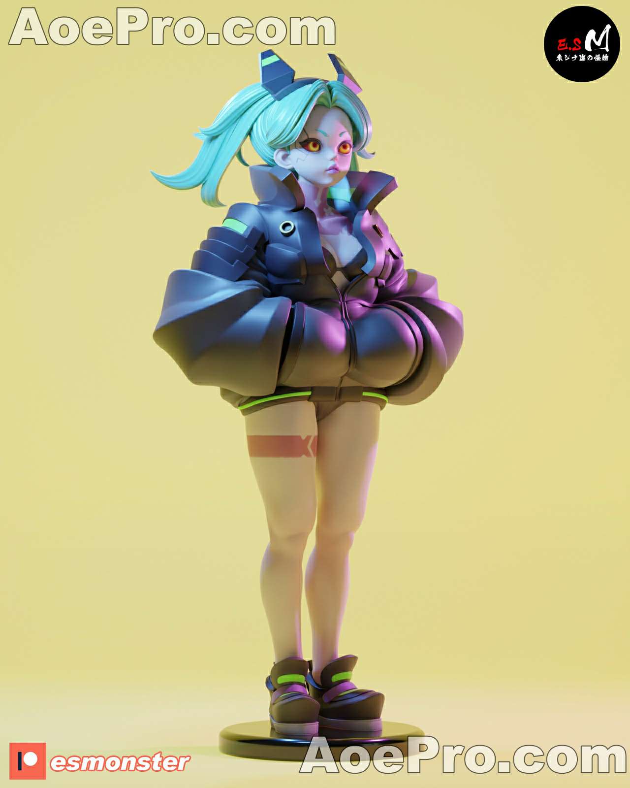 图片[2]|Rebecca - E.S Monster – 3D PRINTABLE Figure STL - NXlfB1|NXlfB1