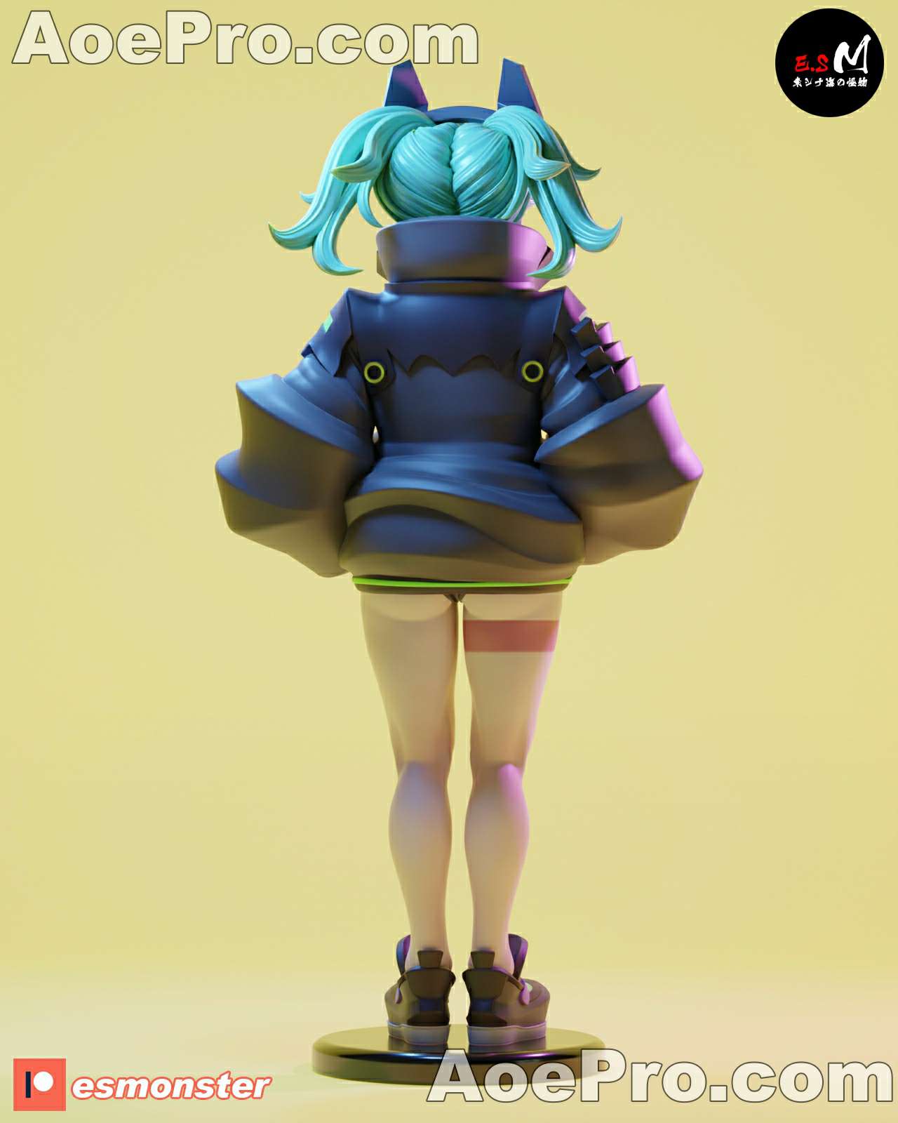 图片[3]|Rebecca - E.S Monster – 3D PRINTABLE Figure STL - NXlfB1|NXlfB1