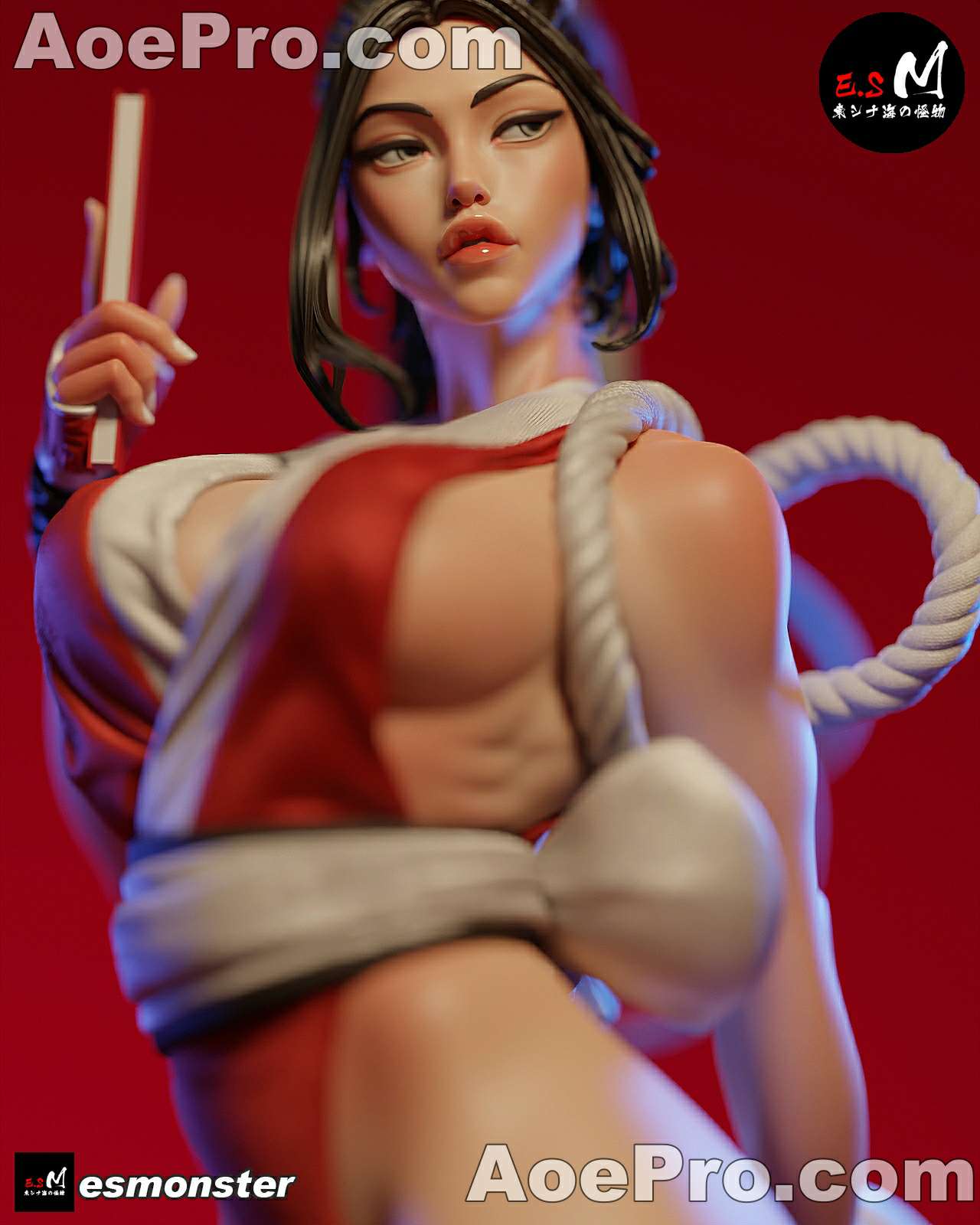 图片[9]|E.S Monster - Mai Shiranui KOF – 3D PRINTABLE Figure STL - NXlfB1|NXlfB1