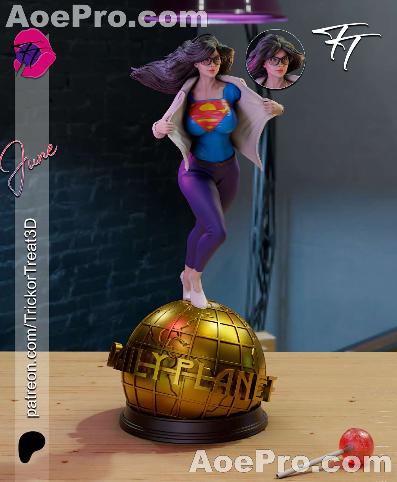 图片[1]|Trick or Treat - Lois Lane – 3D PRINTABLE Figure STL - NXlfB1|NXlfB1