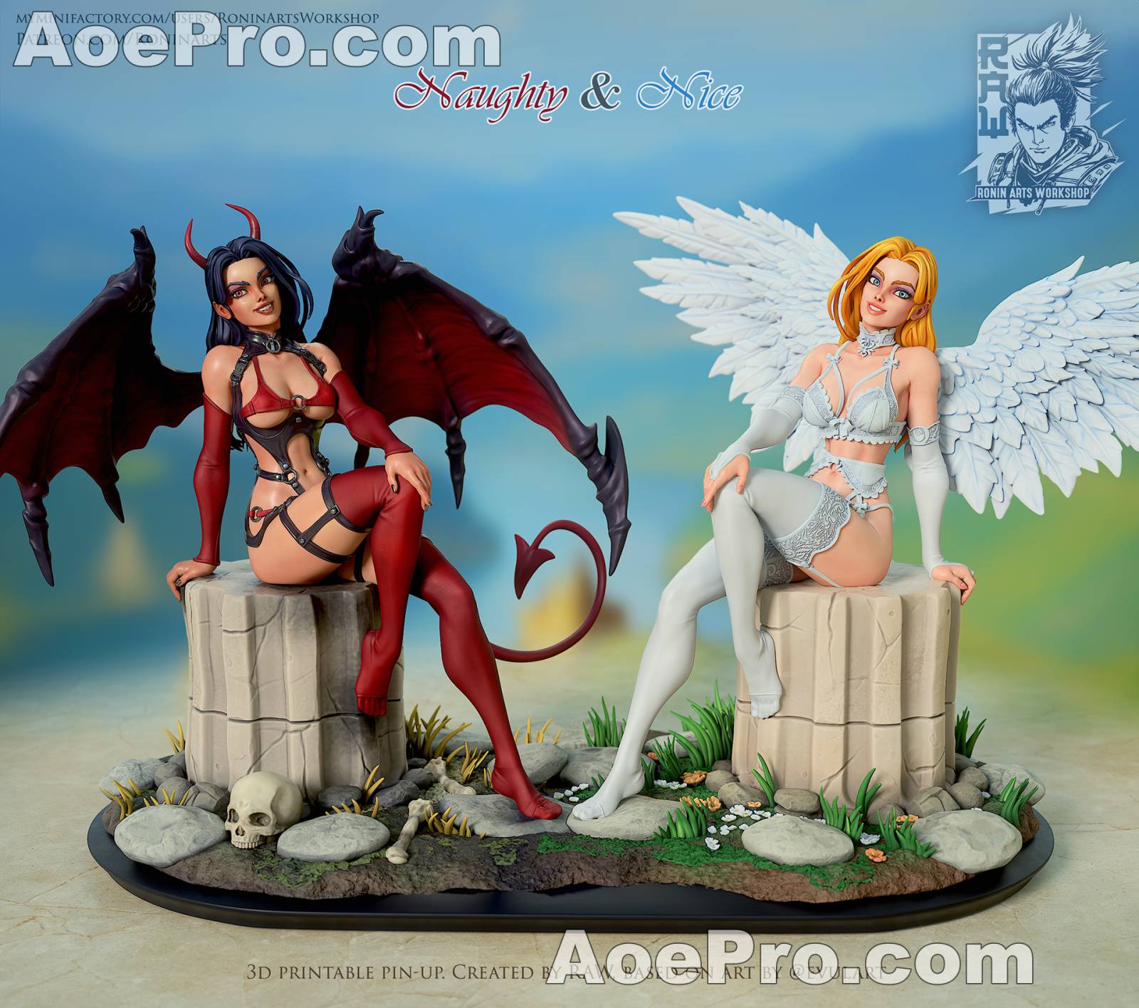 图片[2]|NaughtyAndNice_PInUp – 3D PRINTABLE Figure STL - NXlfB1|NXlfB1